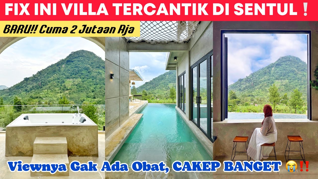 BARU LAGI DI SENTUL‼️ Villa & Viewnya Sama-sama Cantik Banget 😭😍 || GREYHILL VILLA