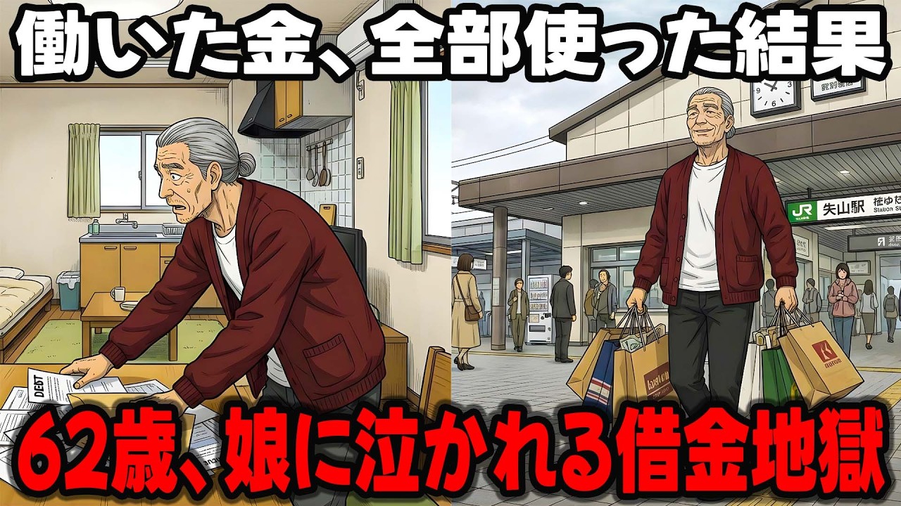 【漫画】一生働いた男が財政管理を無視した結果…娘との対立と再生への道