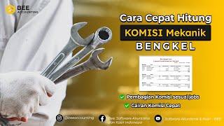 Pencacatan Komisi Mekanik Pada Bengkel | Software Bengkel Beeaccounting