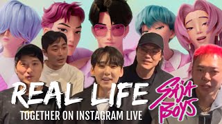 Real life Saja Boys together at last ❤️‍🔥 Kevin Woo • Andrew Choi • samUIL • Danny Chung • Neckwav