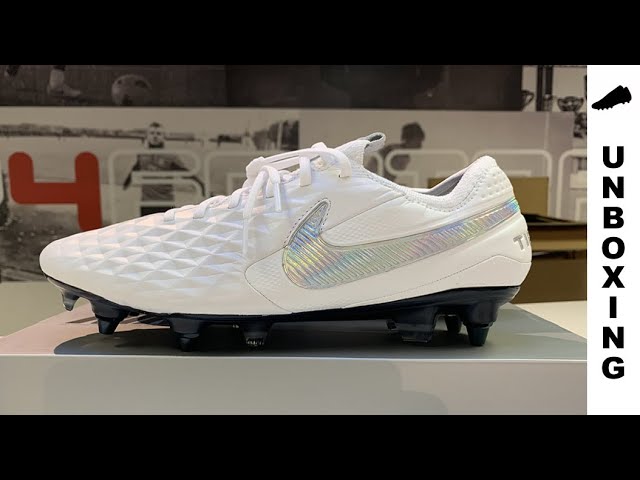 Nike Tiempo Legend 8 Elite SG-PRO Nouveau - White/Wolf Grey - YouTube