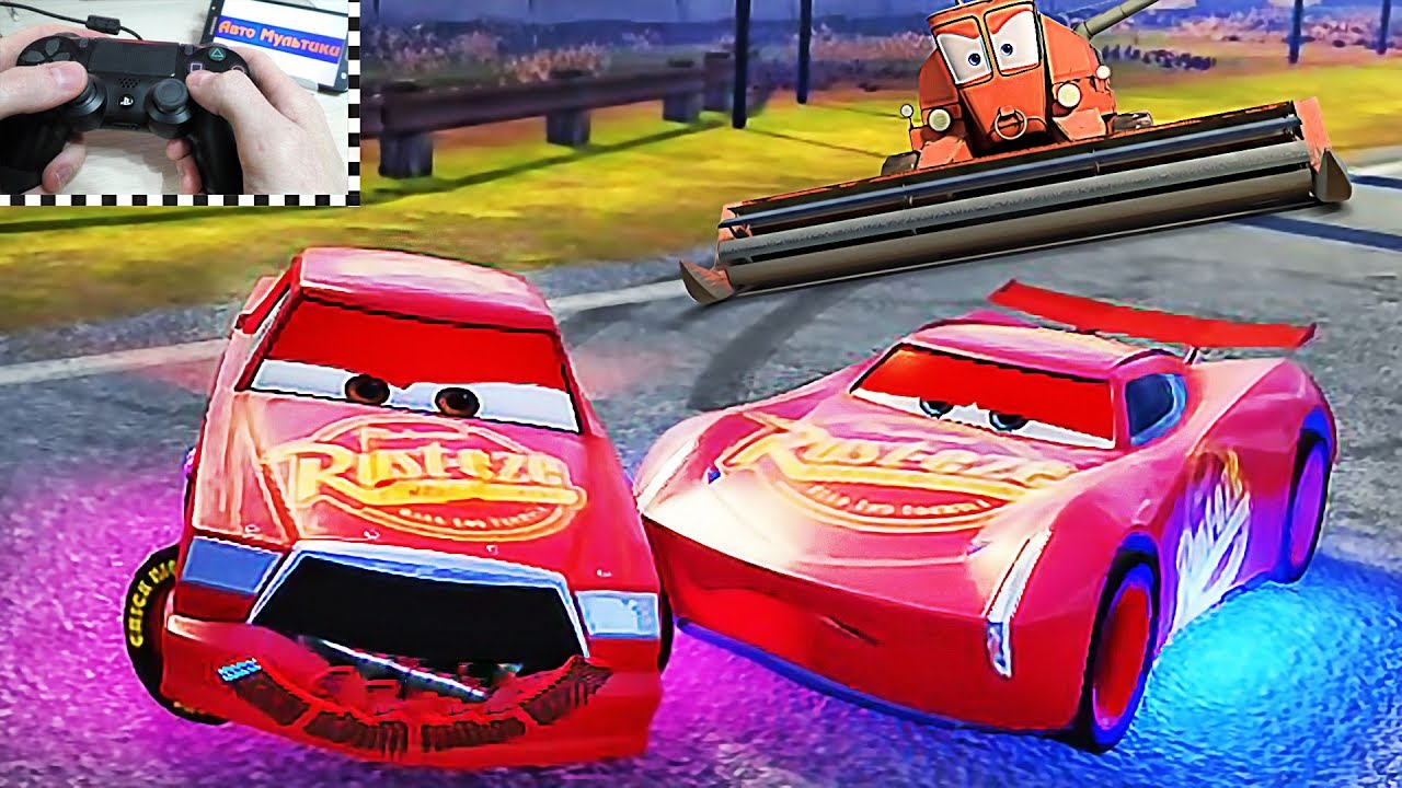 CARROS 3 (PS4/PS3/XBOX ONE/XBOX 360/Wii U/SWITCH) #18 - McQueen vs. Chick  Hicks! (Dublado em PT-BR) 