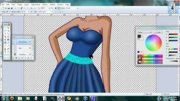 Bimbo Dress Tutorial in Paint.net Pt 4