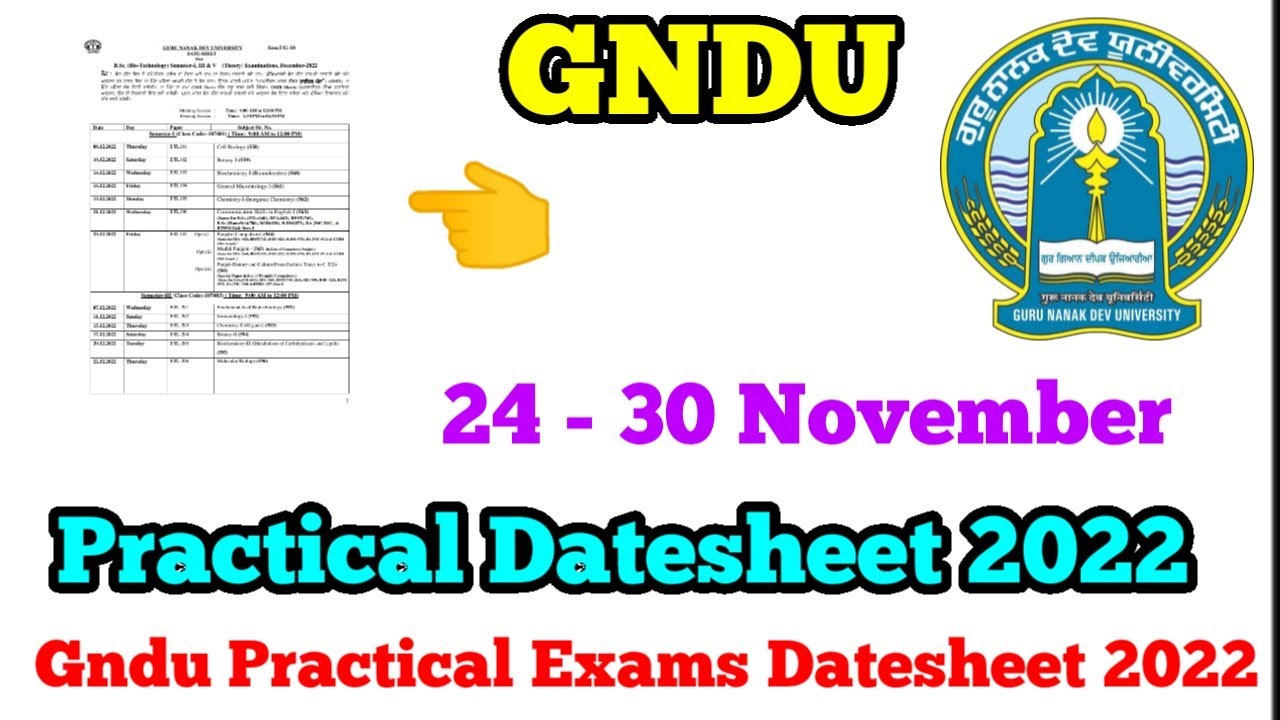 GNDU Practical Exams Datesheet 2022 Gndu Odd Semester Pratical gndu-practical-exams-datesheet-2022-gndu-odd-semester-pratical