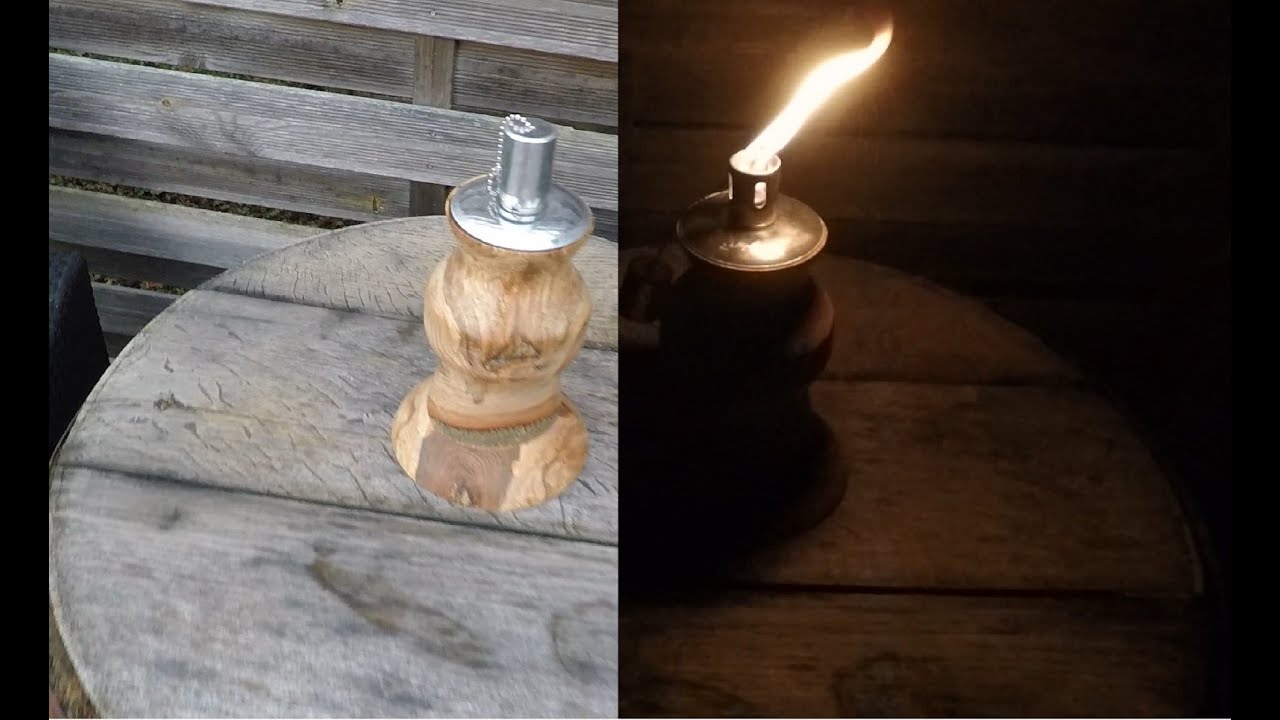 Drechseln - Öl-Lampe (Halterung)