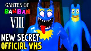 GARTEN OF BANBAN 8 - NEW TRANSFORMATION of BLUE BANBAN REVEALED by OFFICIAL SECRET VHS 😃 BIG NEWS