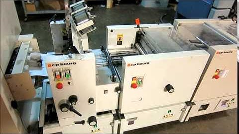 CP Bourg BST Collator w Bookletmaking System