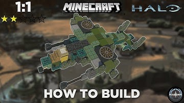 UNSC AV-22 Sparrowhawk | Minecraft Halo tutorial