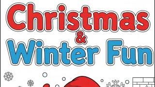 Christmas & Winter Fun Coloring Book Flip-Through | Kids Holiday Coloring Pages