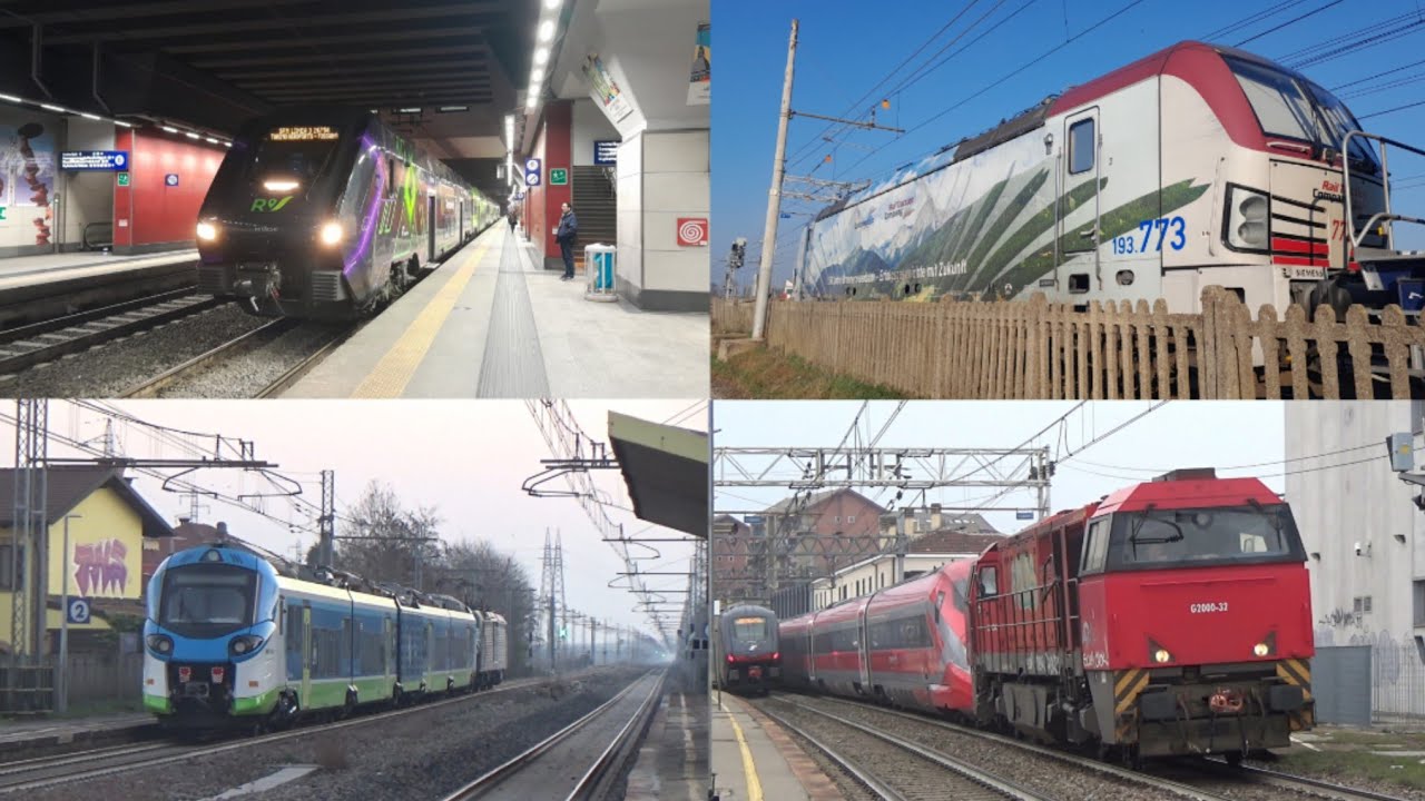 Treni di gennaio e febbraio - Trains of January and February - HMU 214, soccorso, RTC e tanto altro!