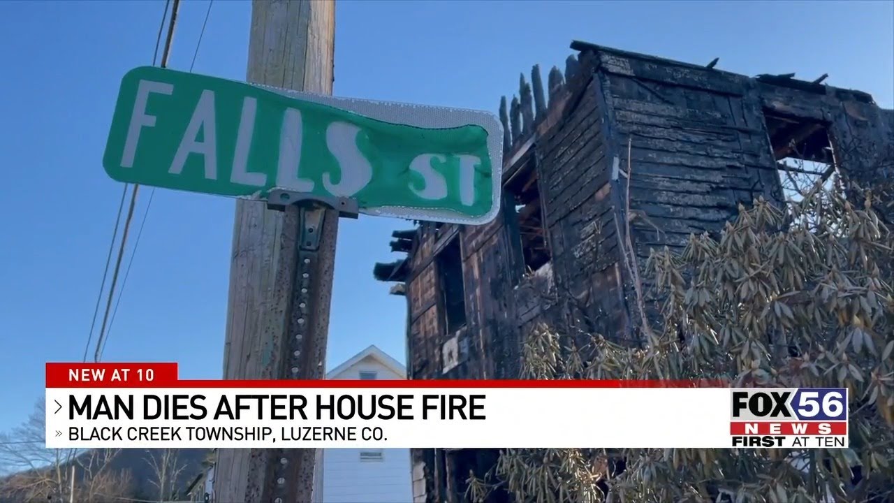 Man dies following house fire in Luzerne County - YouTube