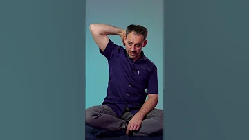 Одно движение и боль в шее пройдет! #самомассаж
