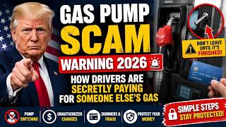 Gas Pump Scam Warning 2026: How Drivers Are Secretly Paying for Someone Else’s Gas