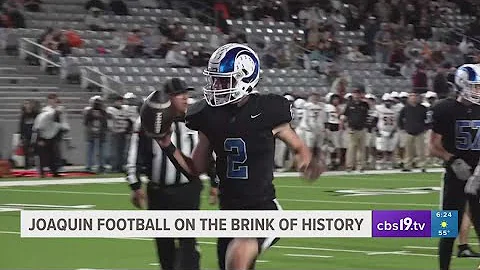 Joaquin Rams football on the brink of making history