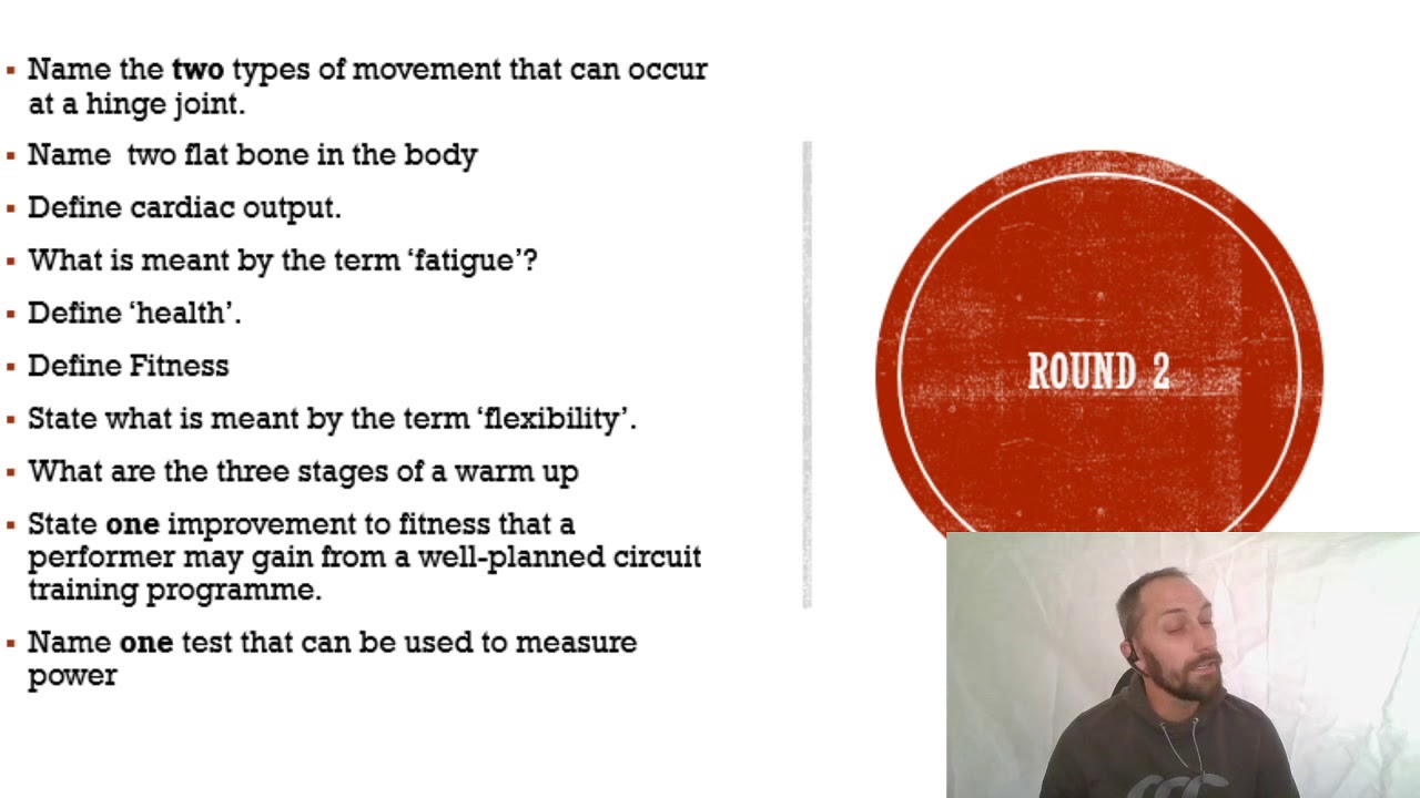 Copy Of LIVE GCSE PE Exam Quiz Paper 1 Today Would Have Been The GCSE 