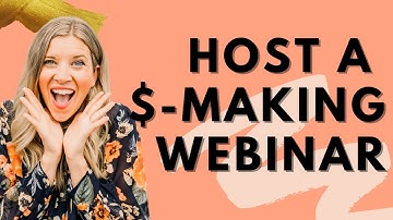 How to Make Money With Webinars