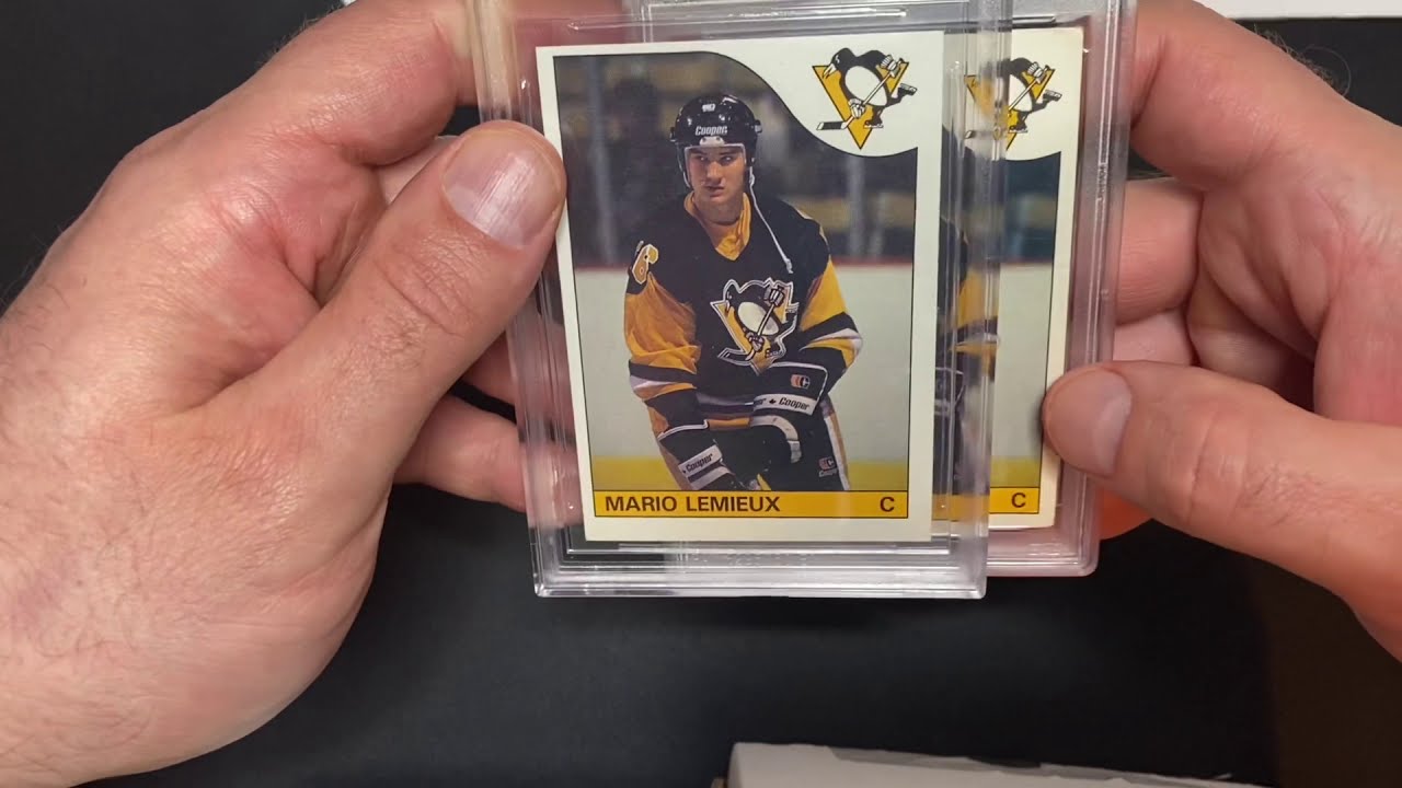How to spot a fake Mario Lemieux rookie card. Pop reports and prices. OPC AND Topps. O-Pee-Chee