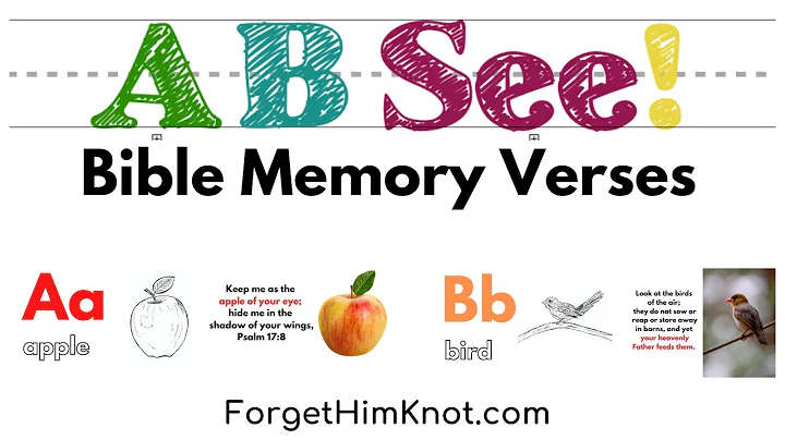 Easy ABC Bible Verses for Kids