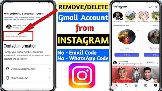 How to Remove Gmail Account from Instagram 2025