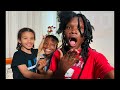 Let's see if my kids can take off my braids within one hour? 😳