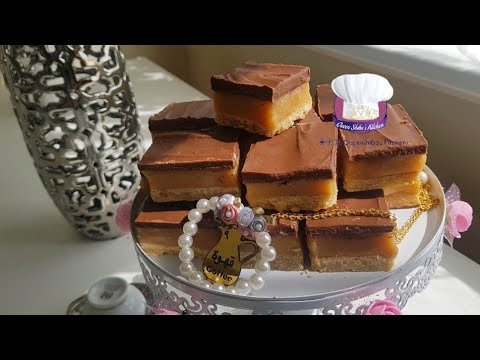 HONEY AND OATS MILLIONAIRE SHORTBREAD - YouTube