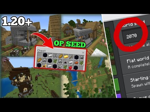 Minecraft Bedrock/Pocket Edition Op Seed | Minecraft Village And ...