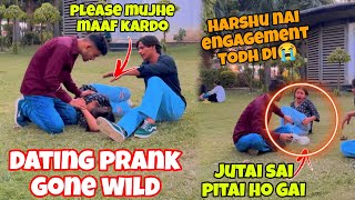 Fake Boyfriend Dating😜 PRANK on @z900diaries - Harshu ने बवाल मचा दिया 😰 || He Love&#39;s ❣️ me alot 🥰