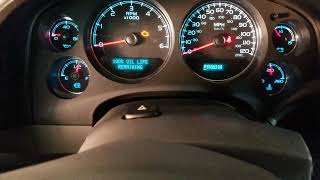 Reset oil light 2013 Chevy Tahoe