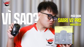 Vì sao nên chọn Corsair Sabre v2 Pro Wireless CF?