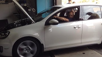 My GTI with a K04 APR turbo kit on a Mustang dyno