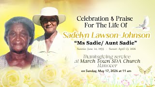 Funeral service for Sadelyn Johnson