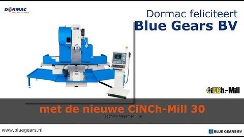 Een nieuwe Teach-In freesmachine voor Blue Gears BV