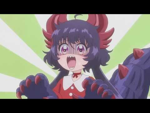 Minami thinks Kuroe's transformation is cosplay - Kaiju Girl Caramelise anime