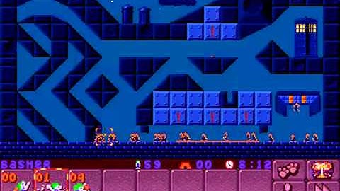 Lemmings 2: The Tribes - Shadow Level 4