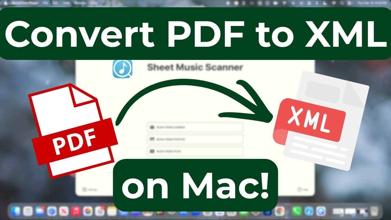 Sheet Music Scanner App... on Mac!