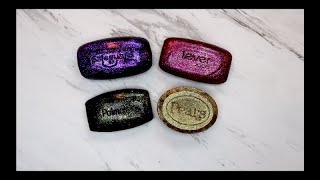 GLOSSY GLITTER & PAINTED LEVER, PALMOLIVE, SAFEGUARD & PEARS ASMR SOAP CUTTING Episoap 458