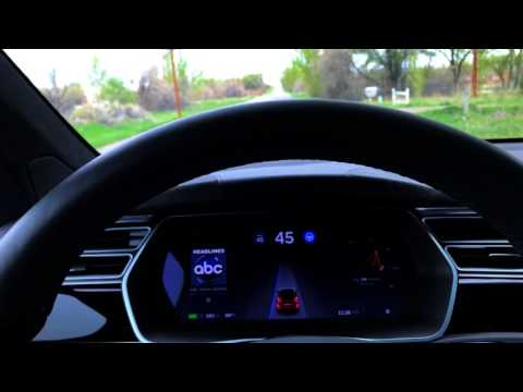 Tesla Autopilot 2.0 HW 8.1 17.17.4 Curvy Road High Speeds