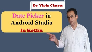 Date Picker in Android Studio