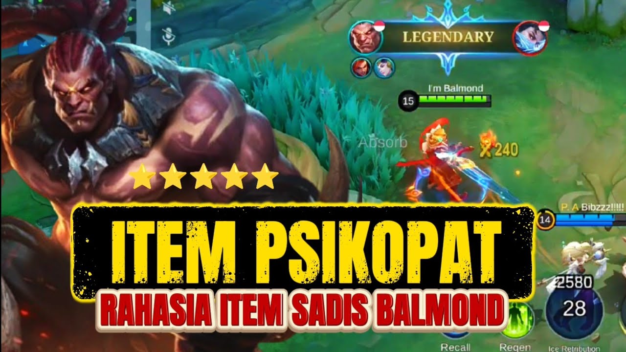 ITEM GAK MASUK AKAL Balmond yang GAK BOLEH KALIAN COBA! Sekali Putar, Musuh Hilang | Mobile Legends