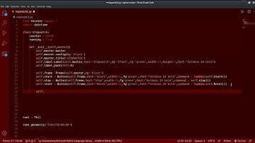 Stopwatch - Full video with all basic functionality | Python | Tkinter