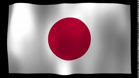 Japan Flag 4K Loop Video