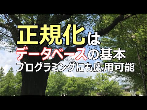 【正規化】データベースの基本、でもやりすぎると困ったことに！
