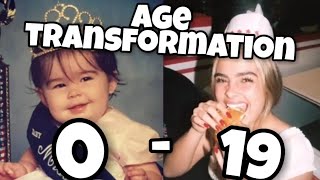 Addison Rae Age Transformation | 0 - 19