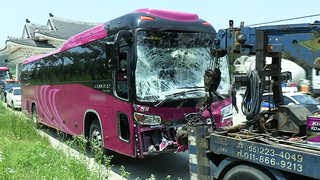 안전거리 미확보 '대열 운행'…여전한 안전불감증