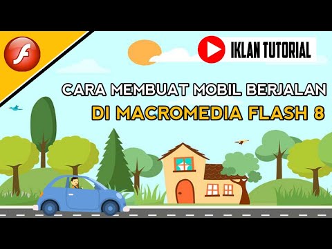 CARA MEMBUAT ANIMASI MOBIL BERJALAN SIMPLE DAN KEREN-Tutorial Macromedia Flash 8