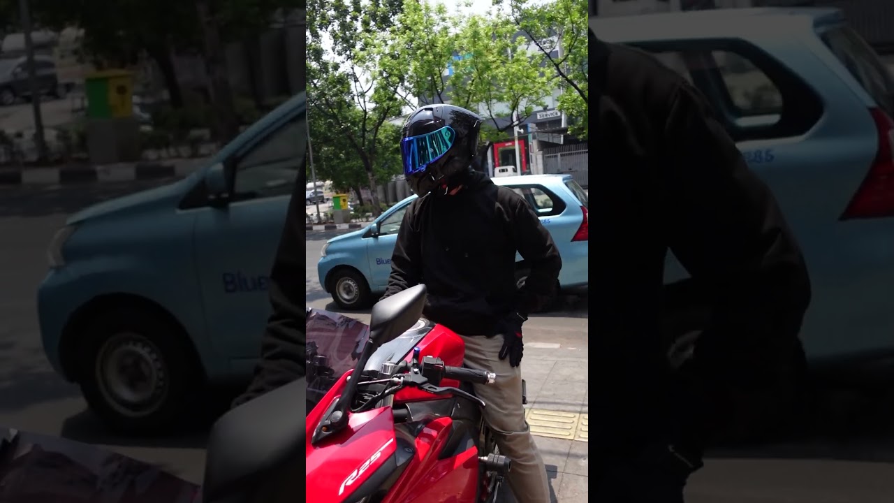 Iridium Blue Visor RSV FFS21 Black Glossy  