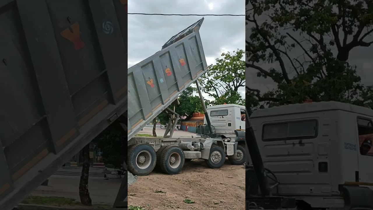 Dumping Robo sand for basic work 