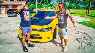 Giving My 57 Year Old Neighbor The Keys To My Hellcat! | Braap Vlogs