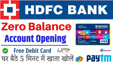 HDFC Bank Account Opening Online 2024/HDFC Bank Saving Account With Video KYC