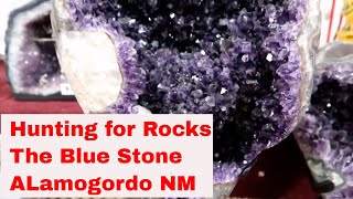 Rock Hunting in a Rock Shop -The Blue Stone Alamogordo NM